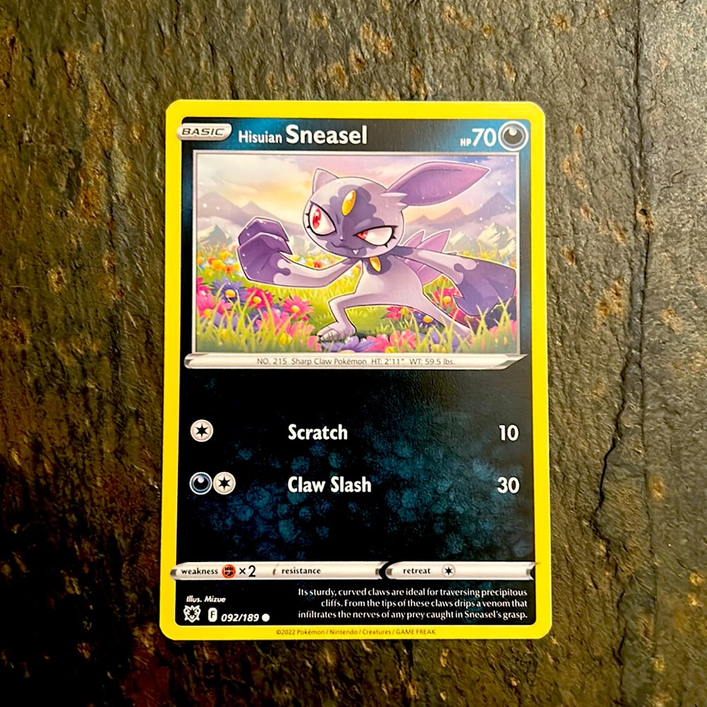 Hisuian Sneasel Basic- HP 70